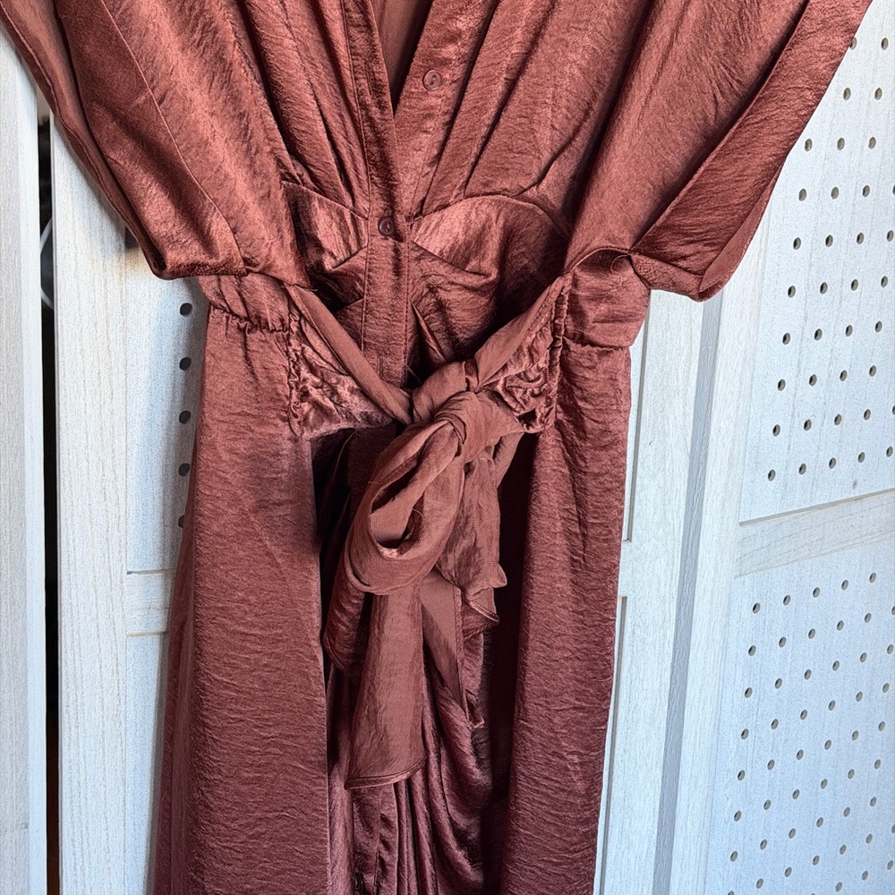 Steve Madden Copper Brown Dress - Picture 5 of 7